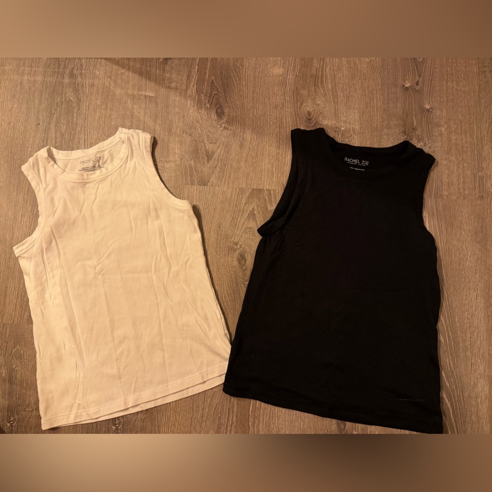 Black and White Tank Top Set